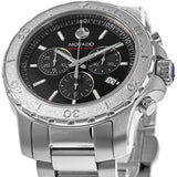 Movado Series 800 Chronograph Black Dial Silver Steel Strap Watch For Men - 2600110 Buy Now By Movado