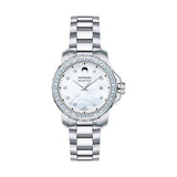 Movado Series 800 29mm Mother of Pearl Dial Diamond Watch For Women - 2600120 Buy Now By Movado