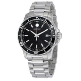 Movado Series 800 Black Dial Silver Steel Strap Watch For Men - 2600135 Buy Now By Movado