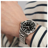 Movado Series 800 Black Dial Silver Steel Strap Watch For Men - 2600135 Buy Now By Movado