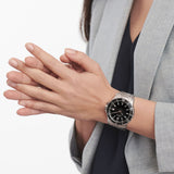 Movado Series 800 Pepsi Black Dial Silver Steel Strap Watch for Men - 2600152 Buy Now By Movado