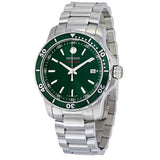 Movado Series 800 Green Dial Silver Steel Strap Watch For Men - 2600136 Buy Now By Movado