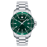 Movado Series 800 Green Dial Silver Steel Strap Watch For Men - 2600136 Buy Now By Movado