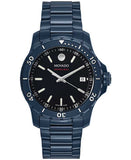 Movado Series 800 Black Dial Blue Ion Plated Steel Strap Watch for Men - 2600139 Buy Now By Movado