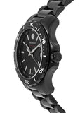 Movado Series 800 Black Dial Black Steel Strap Watch For Men - 2600143 Buy Now By Movado