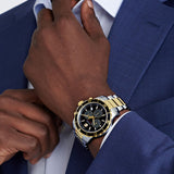 Movado Series 800 Blue Dial Two Tone Steel Strap Watch for Men - 2600149 Buy Now By Movado