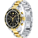 Movado Series 800 Chronograph Black Dial Two Tone Steel Strap Watch For Men - 2600146 Buy Now By Movado