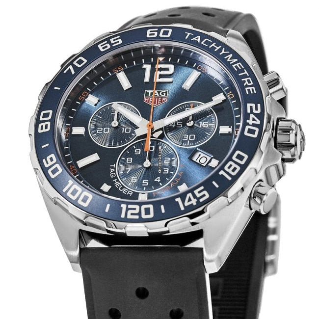 Tag Heuer Formula 1 Blue Dial Black Rubber Strap Watch for Men - CAZ1014.FT8024 Buy Now By Tag Heuer