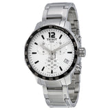 Tissot Quickster Chronograph Silver Dial Watch For Men - T095.417.11.037.00 Buy Now By Tissot