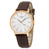 Tissot Everytime Gent Silver Dial Brown Leather Strap Watch for Men - T143.410.36.011.00 Buy Now By Tissot