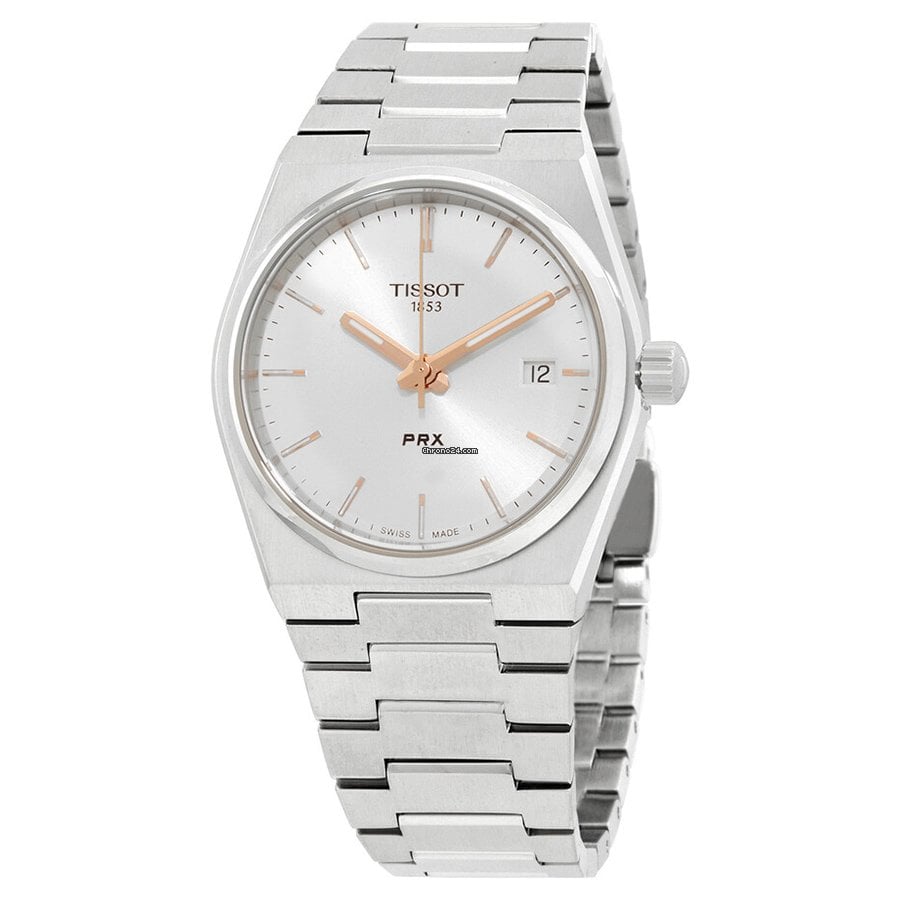 Tissot PRX Silver Dial Silver Steel Strap Watch For Women - T137.210.11.031.00 Buy Now By Tissot
