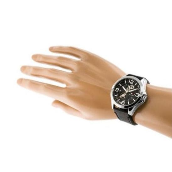 Tommy Hilfiger Bruce Analog Black Dial Black Leather Strap Watch for Men - 1791279 Buy Now By Tommy Hilfiger