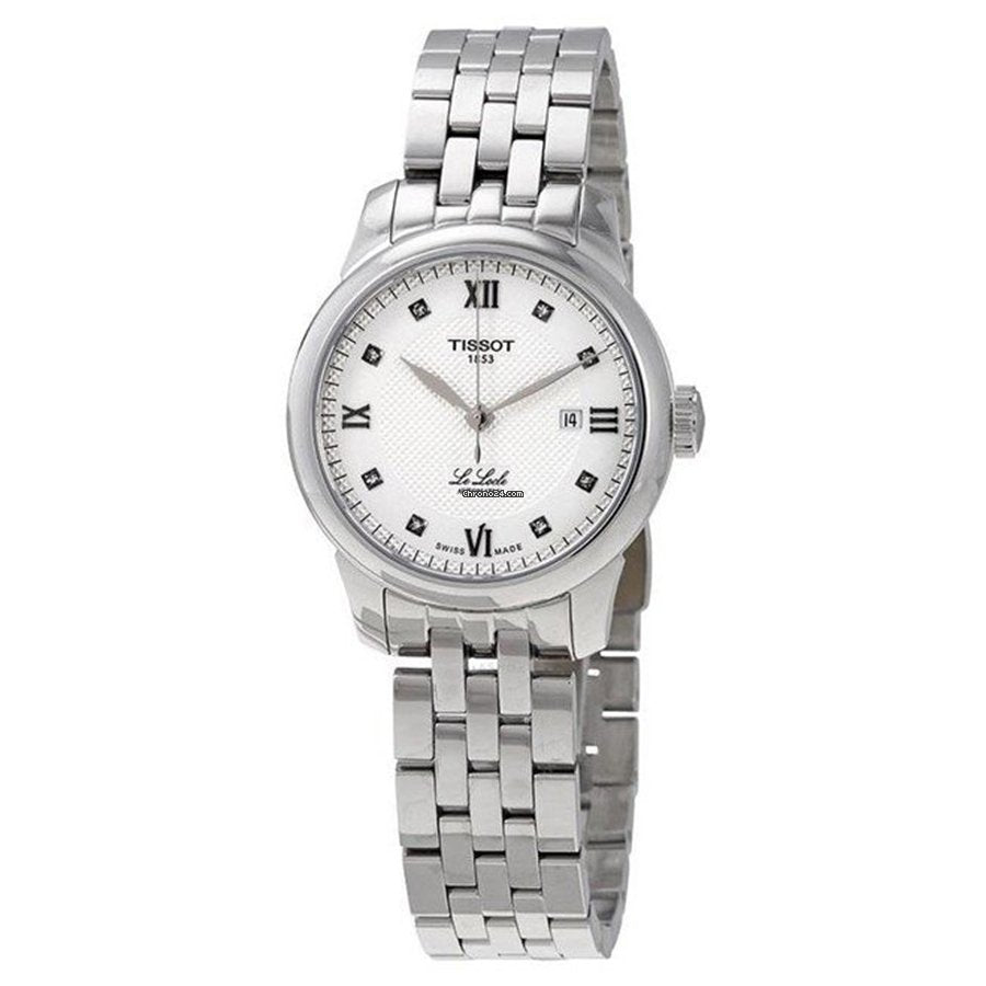 Tissot Le Locle Automatic Lady Silver Dial Silver Steel Strap Watch For Women - T006.207.11.036.00 Buy Now By Tissot