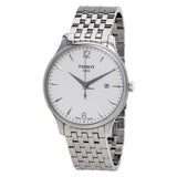 Tissot T Classic Tradition White Dial Silver Steel Strap Watch For Men - T063.610.11.037.00 Buy Now By Tissot