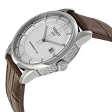 Tissot Luxury Powermatic 80 Silver Dial Brown Leather Strap Watch For Men - T086.407.16.031.00 Buy Now By Tissot
