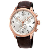 Tissot Chrono XL Classic Silver Dial Brown Leather Strap Watch For Men - T116.617.36.037.00 Buy Now By Tissot