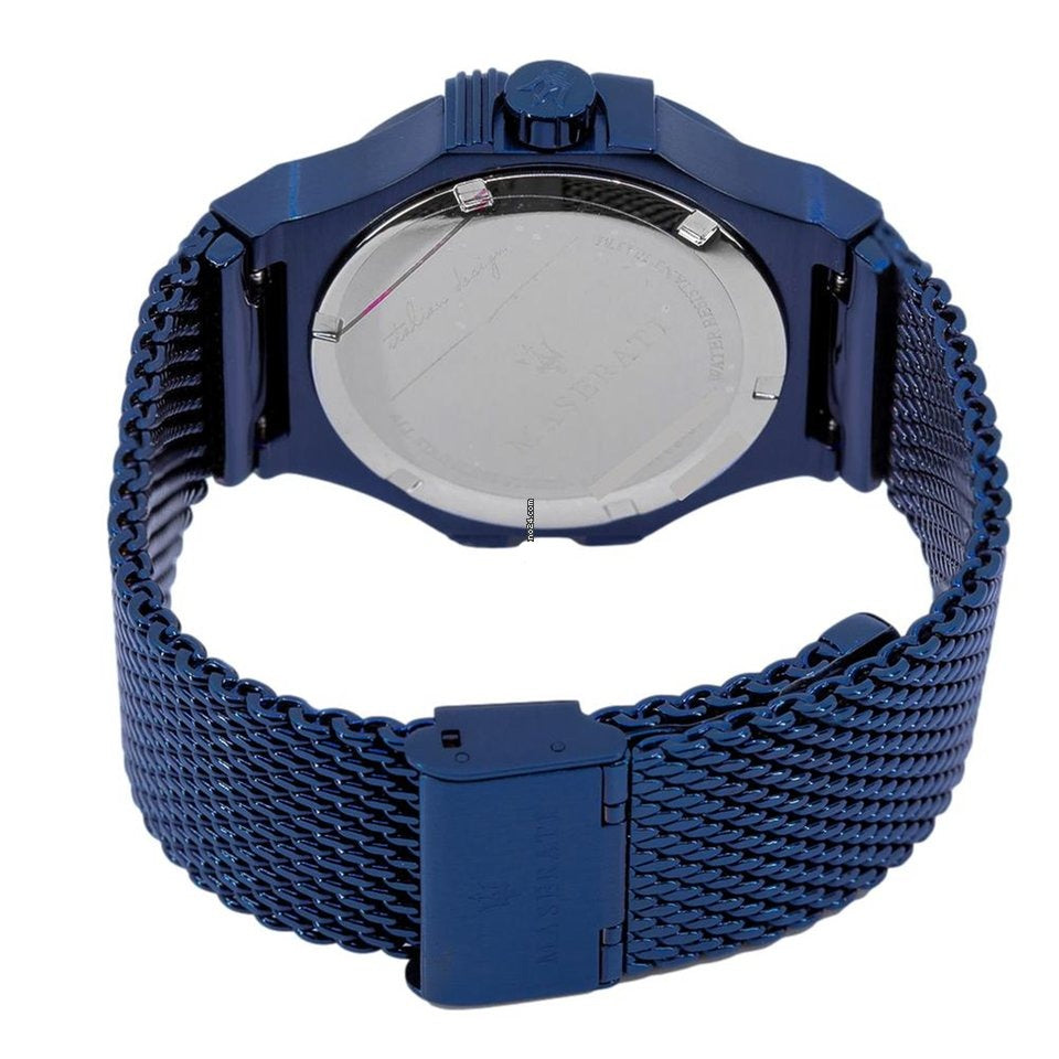 Maserati Potenza Blue Dial Edition 42mm Mesh Bracelet Watch For Men - R8853108008 Buy Now By Maserati