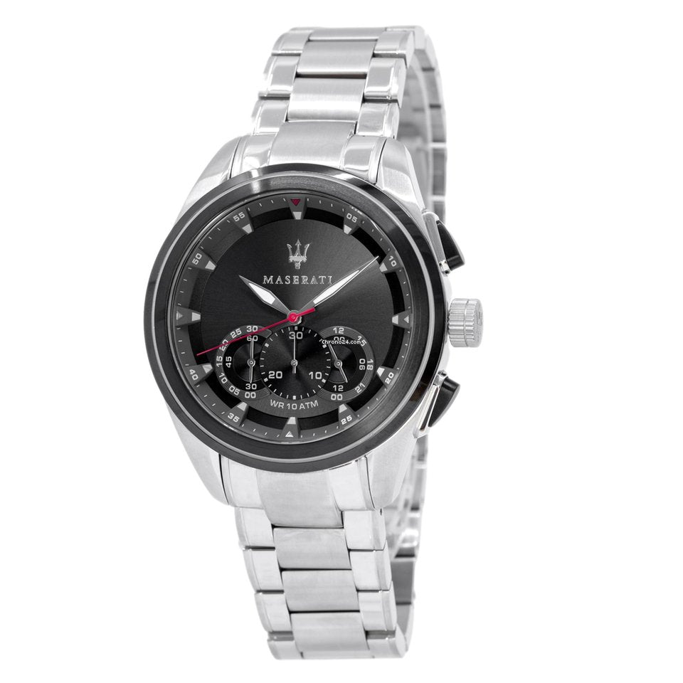 Maserati Traguardo Analog Black Dial Stainless Steel Watch For Men - R8873612015 Buy Now By Maserati