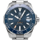 Tag Heuer Aquaracer Calibre 5 Blue Dial Silver Steel Strap Watch for Men - WAY211C.BA0928 Buy Now By Tag Heuer