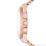 Michael Kors Lennox Three Hand Rose Gold Dial Rose Gold Mesh Strap Watch For Women - MK7336 Buy Now By Michael Kors