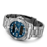 Breitling Aerospace Evo Blue Dial Silver Steel Strap Watch for Men - E79363101C1E1 Buy Now By Breitling
