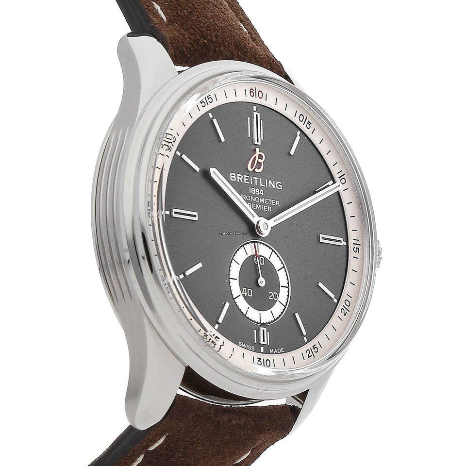 Breitling Premier Automatic 40mm Anthracite Dial Mens Watch - A37340351B1X1 Buy Now By Breitling