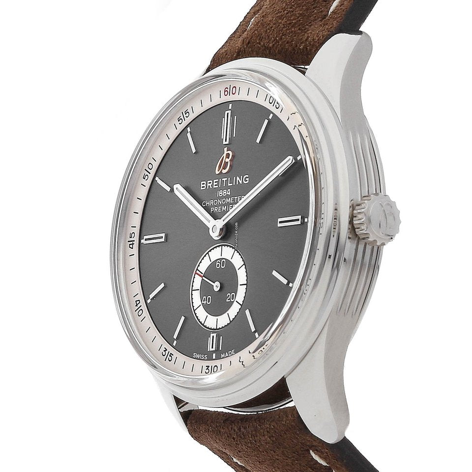 Breitling Premier Automatic 40mm Anthracite Dial Mens Watch - A37340351B1X1 Buy Now By Breitling