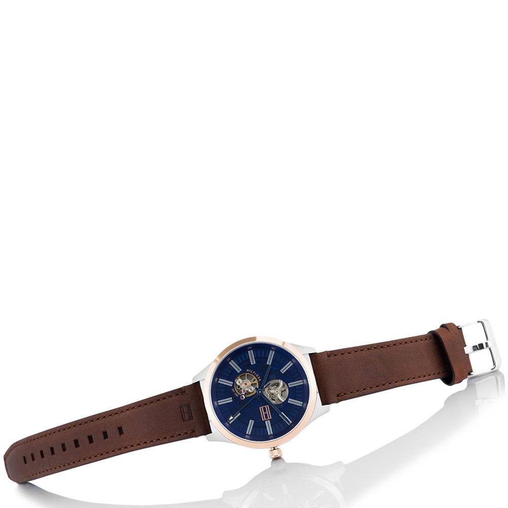 Tommy Hilfiger Spencer Blue Dial Brown Leather Strap Watch for Men - 1791642 Buy Now By Tommy Hilfiger