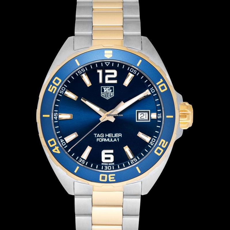 Tag Heuer Formula 1 Analog Blue Dial Two Tone Steel Strap Watch for Men - WAZ1120.BB0879 Buy Now By Tag Heuer