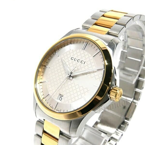 Gucci G Timeless Quartz Silver Dial Two Tone Steel Strap Watch For Men - YA126450 Buy Now By Gucci