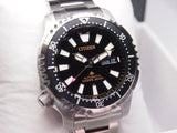 Citizen Promaster 200M Diver Fugu Asian Limited Edition Black Dial Silver Steel Strap Watch For Men - NY0090-86E Buy Now By Citizen