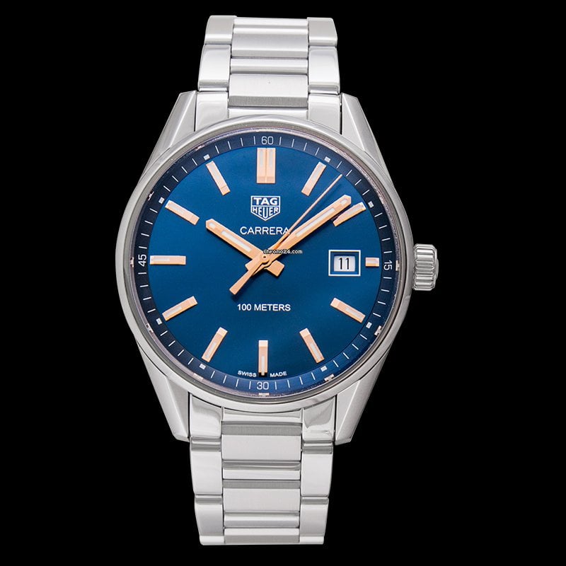 Tag Heuer Carrera Quartz Blue Dial Silver Steel Strap Watch for Women - WAR1112.BA0601 Buy Now By Tag Heuer