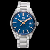 Tag Heuer Carrera Quartz Blue Dial Silver Steel Strap Watch for Women - WAR1112.BA0601 Buy Now By Tag Heuer