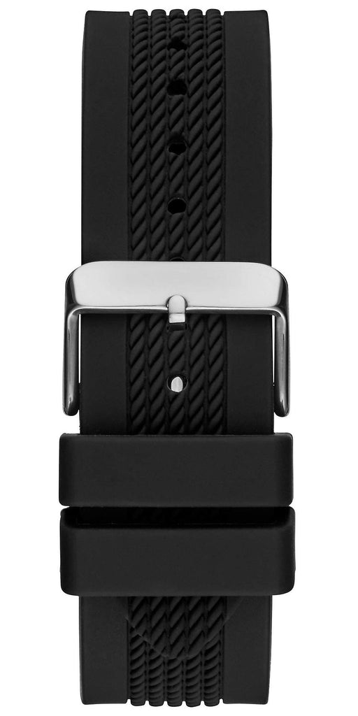 Guess Delta Black Dial Black Silicone Strap Watch for Men - GW0051G1 Buy Now By Guess
