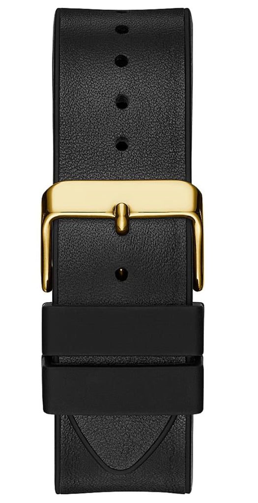 Guess Phoenix Multifunction Black Dial Black Leather Strap Watch for Men - GW0202G1 Buy Now By Guess