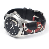 Gucci Le Marche Des Merveilles Black Dial Black Leather Strap Unisex Watch - YA1264007 Buy Now By Gucci