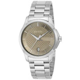 Gucci G Timeless Automatic Brown Dial Silver Steel Strap Watch For Women - YA126431A Buy Now By Gucci
