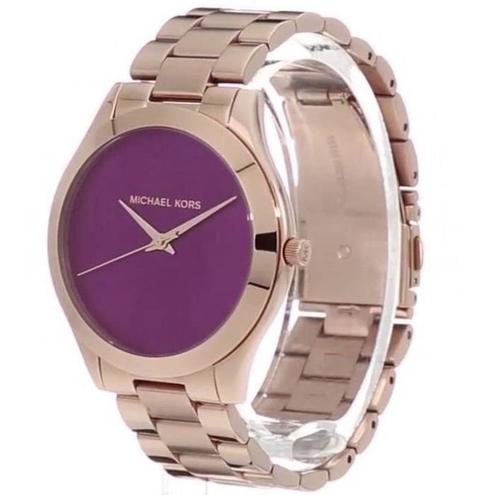 Michael Kors Runway Pink Dial Rose Gold Steel Strap Watch for Women - MK3550 Buy Now By Michael Kors