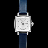 Tissot Lovely Square Silver Dial Blue Leather Strap Watch For Women - T058.109.16.031.00 Buy Now By Tissot