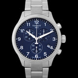 Tissot T Sport Chrono XL Classic Blue Dial Silver Steel Strap Watch For Men - T116.617.11.047.01 Buy Now By Tissot