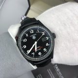 Tag Heuer Carrera Calibre 5 Drive Timer Black Dial Black Leather Strap Watch for Men - WAR2A80.FC6337 Buy Now By Tag Heuer