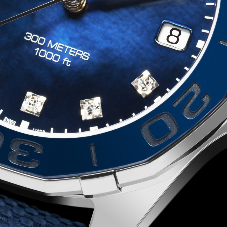 Tag Heuer Aquaracer Blue Mother of Pearl Dial Watch for Women - WAY131L.FT6091 Buy Now By Tag Heuer