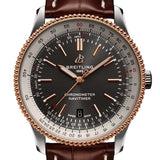 Breitling Navitimer 1 Automatic 41mm Black Dial Brown Leather Strap Mens Watch - U17326211M1P1 Buy Now By Breitling
