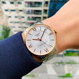 Tissot Chemin des Tourelles Powermatic 80 Helvetic Pride Silver Dial Two Tone Steel Strap Watch for Men - T099.407.22.038.01 Buy Now By Tissot