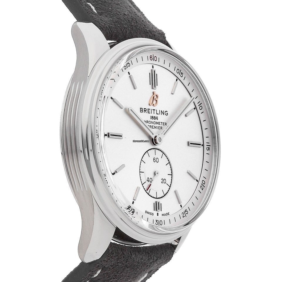 Breitling Premier Automatic 40mm Stainless Steel Silver Dial Mens Watch - A37340351G1X2 Buy Now By Breitling