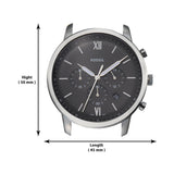 Fossil Neutra Chronograph Grey Dial Brown Leather Strap Watch for Men - FS5512 Buy Now By Fossil