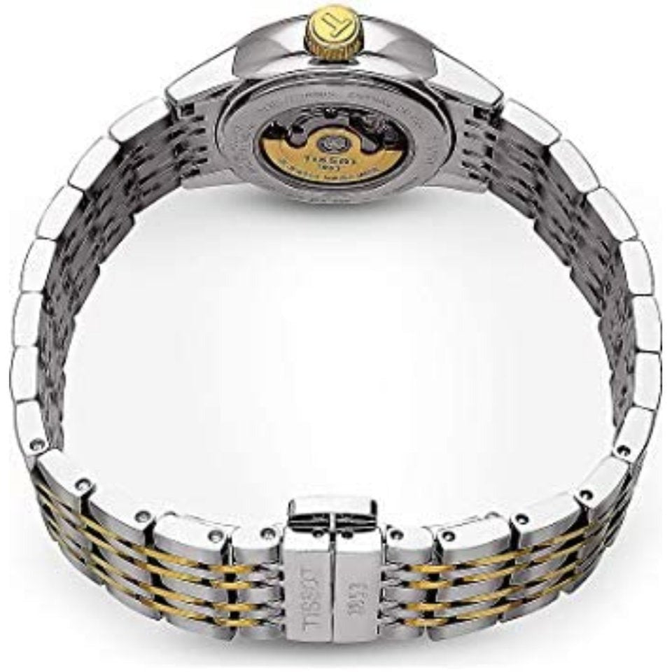 Tissot Carson Premium Powermatic 80 White Dial Two Tone Steel Strap Watch For Men - T122.407.22.031.00 Buy Now By Tissot