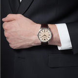 Emporio Armani Classic Quartz Brown Dial Brown Leather Strap Watch For Men - AR2427 Buy Now By Emporio Armani