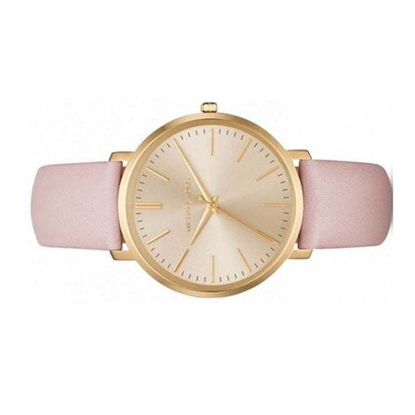 Michael Kors Jaryn Quartz Gold Dial Pink Leather Strap Watch For Women - MK2471 Buy Now By Michael Kors