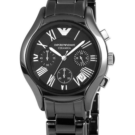 Emporio Armani Black Ceramic Dial Ceramic Strap Watch For Women - AR1401 Buy Now By Emporio Armani